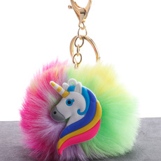 Fashion 7CM imitation rex rabbit fur small ball keychain wholesalepicture23