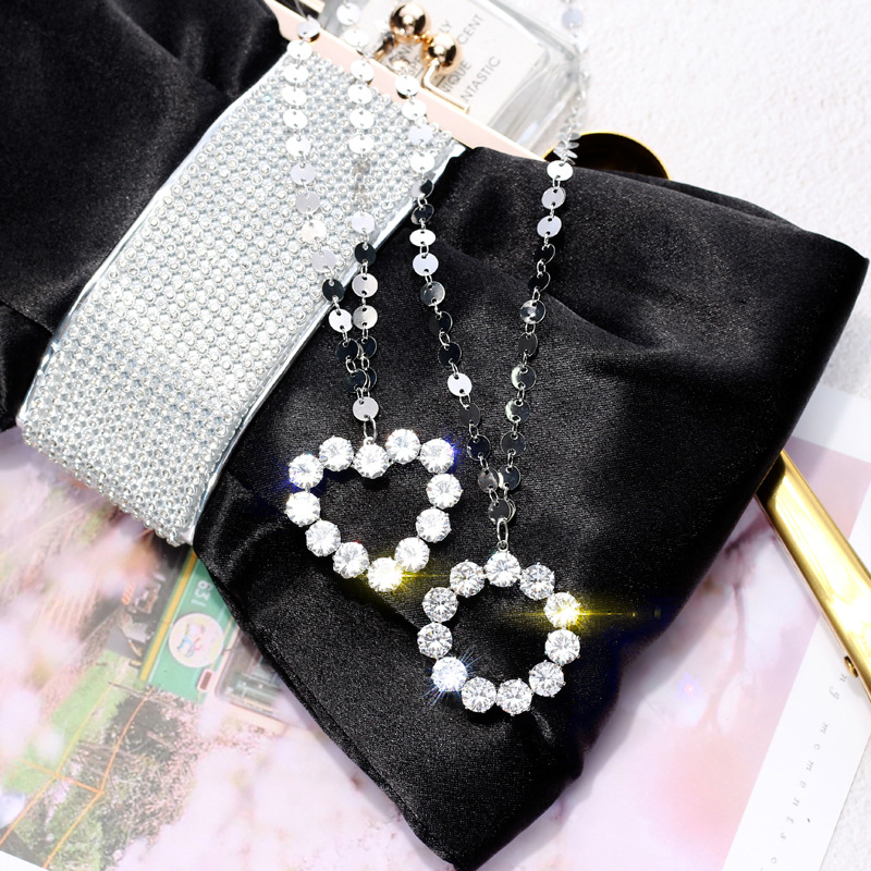 Autumn and winter wholesale have more cash than can be accounted for sweater chain Necklace fashion zircon crystal Pendant Necklace Simplicity Accessories