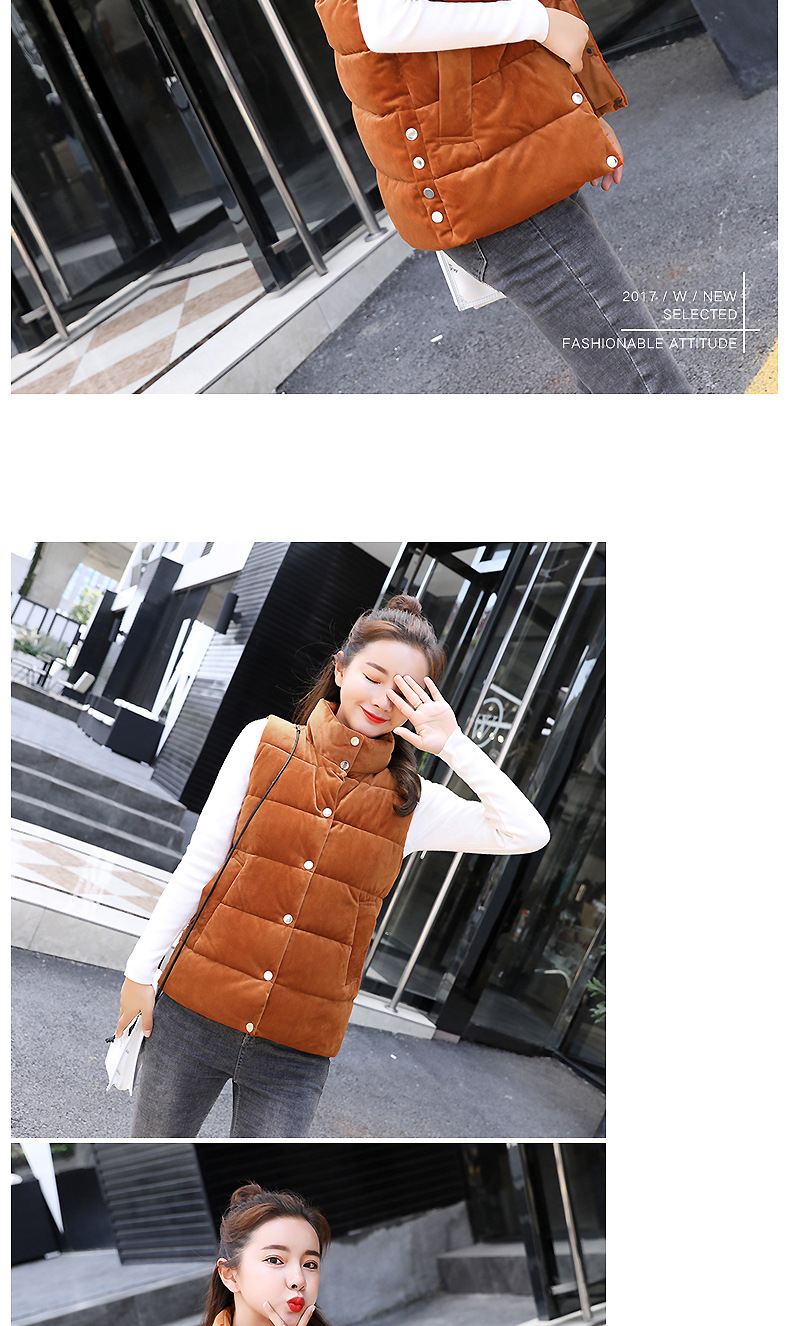 Gilet femme MARQUE INDéPENDANTE en Velours d or - Ref 3317344 Image 32