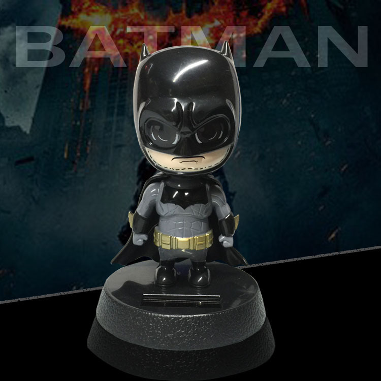 Car Creative Captain Car Ornament Solar Creative Car Cartoon Black Panther Cute Bobblehead Doll Ornament