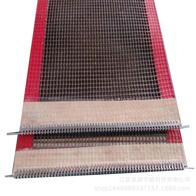 厂家直销 高温布输送带 铁氟龙复合材质 耐腐蚀 微波烘干输送网