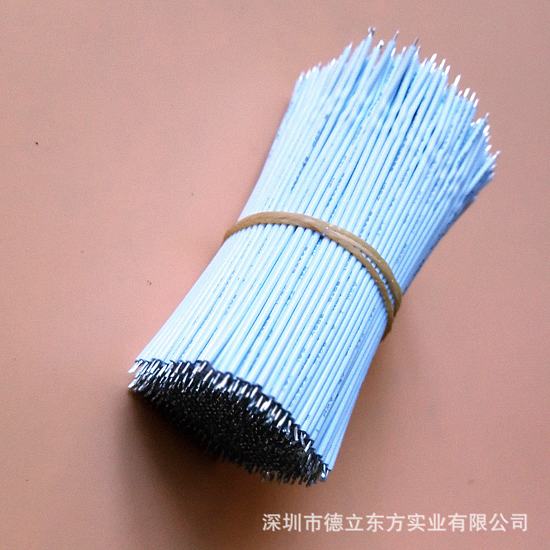 厂家直销短线仔 60mm长 24号线 UL3239 硅胶高压高温电子线材加工