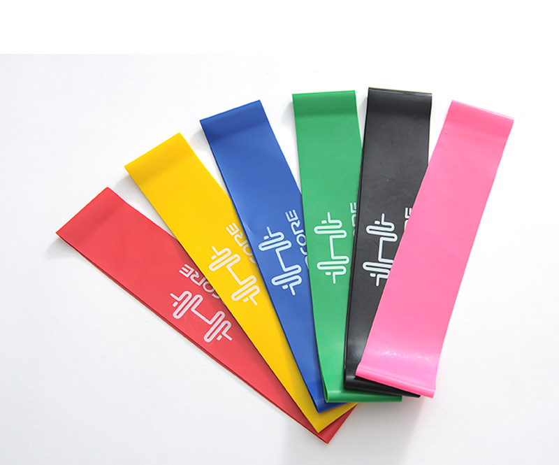 Banda de resistencia para yoga y fitness, elástica, entrenamiento de glúteos y sentadillas