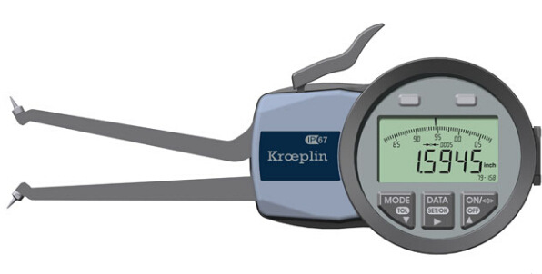 德国货源kroeplin盲孔数显内径卡规 G2G20