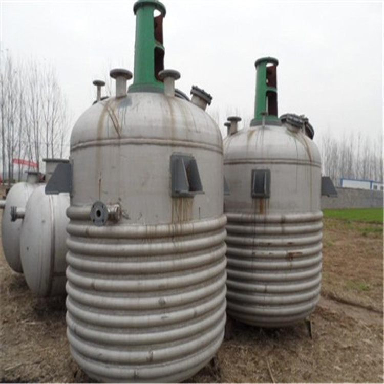 供应二手反应釜 二手不锈钢反应釜  二手6000L不锈钢反应釜