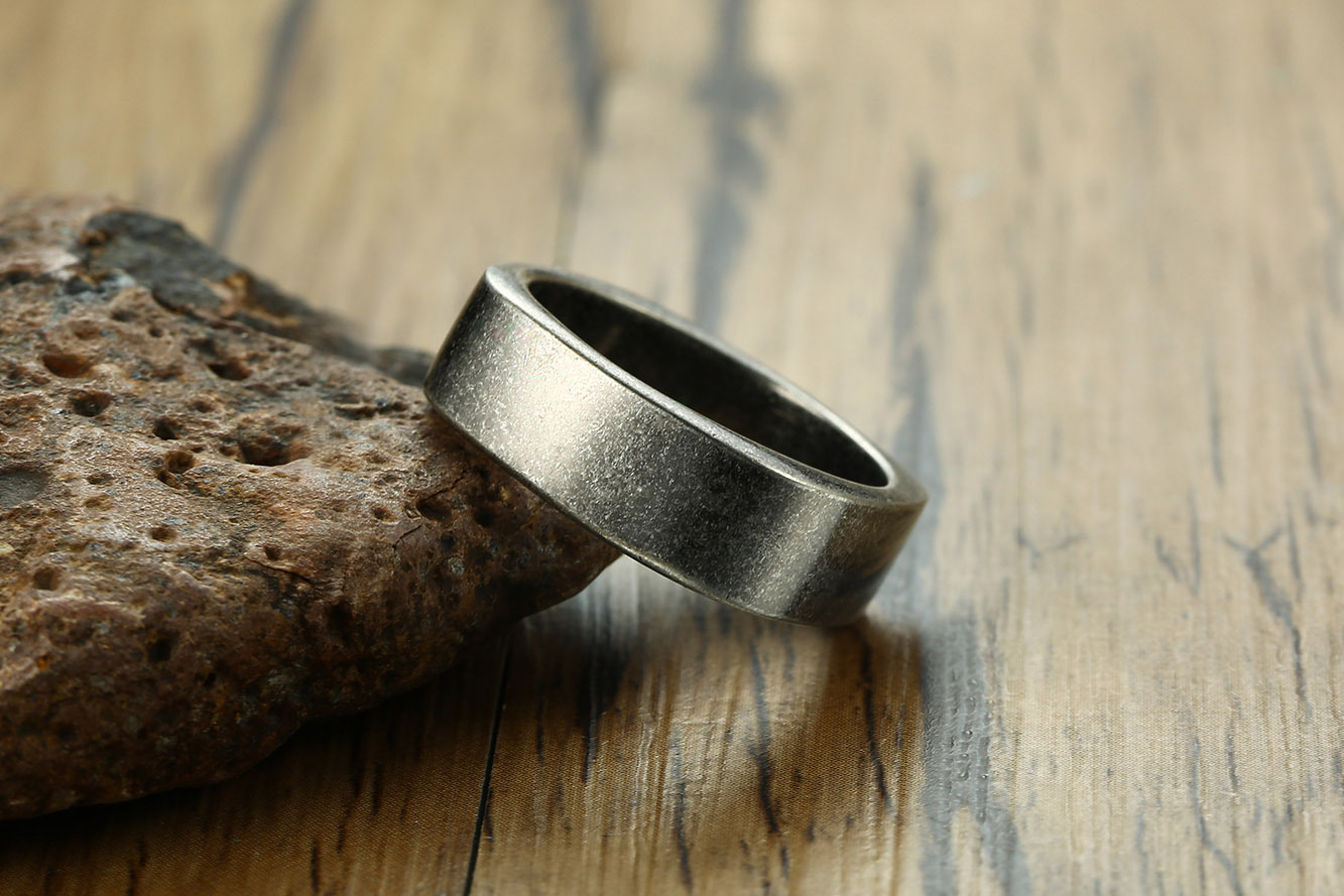 7MM Titanium Steel Minimalist Ring