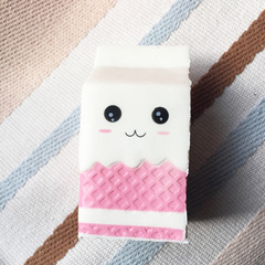 卡通慢回彈牛奶盒熱賣squishy可愛酸奶盒玩具