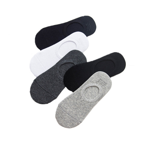 Men's Ship Socks Summer Thin Model Light Mouth Invisible Socks Pure Color Matchable Cotton Socks for Men Short Socks Factory Wholesale