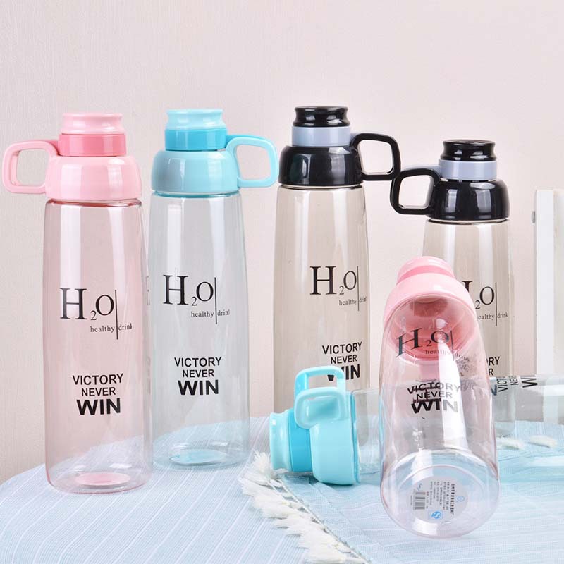 Large High-capacity Water cup Plastic cup Student Cup outdoors Sport Bottle glass Readily teacup