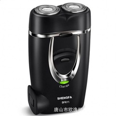 盛發剃鬚刀SF611男士電動剃鬚刀雙頭旋轉式電動充電式刮鬍刀批發