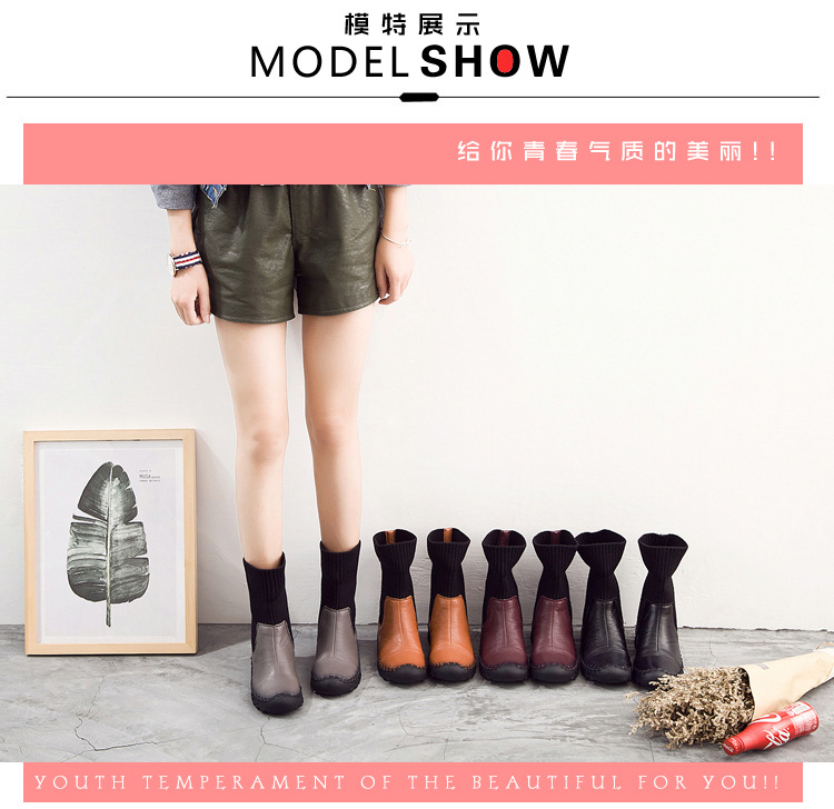 Bottes femme en En cuir - Ref 3355429 Image 14