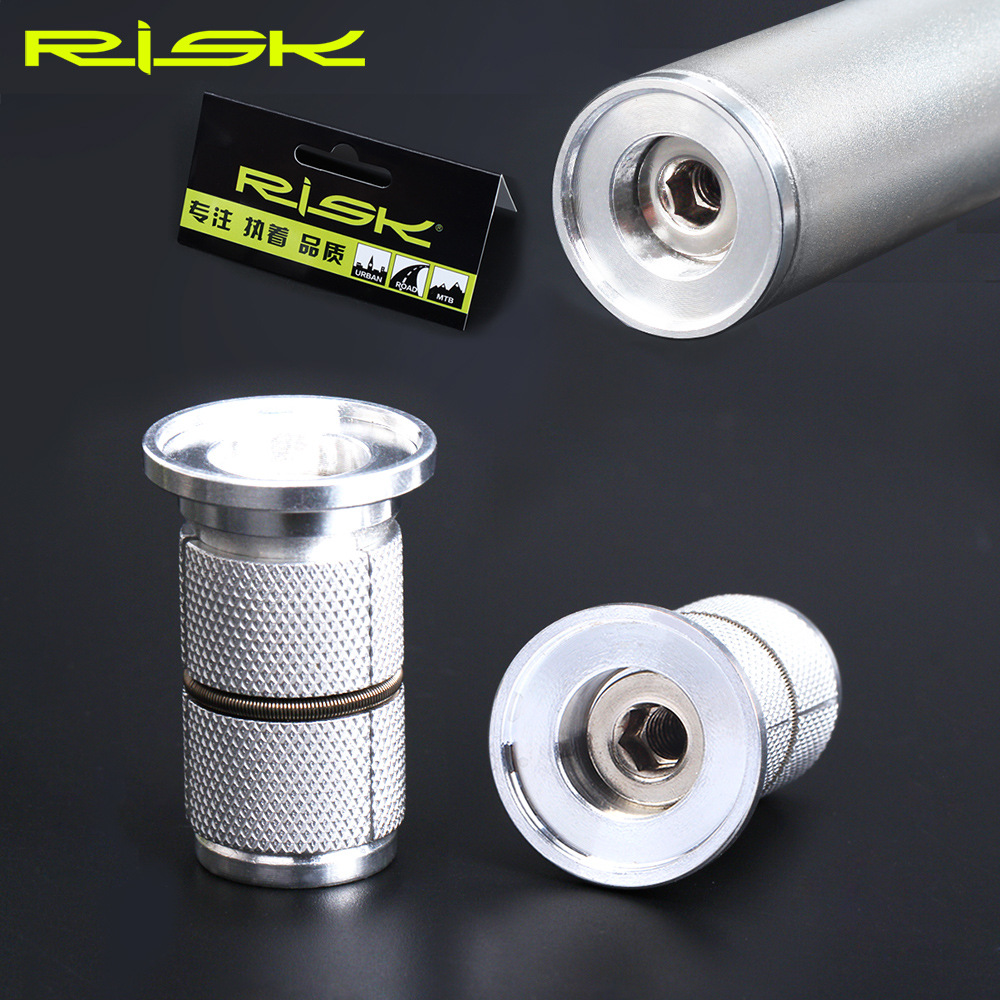 RISK Carbon fiber fork Expand Sun flower Mountain Highway Bicycle fork Bowl set Flower core screw