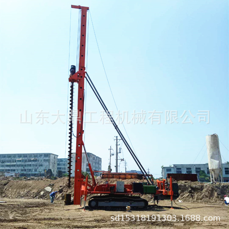 拉森钢板桩机 大型螺旋钻机批发 履带打桩机工厂直销