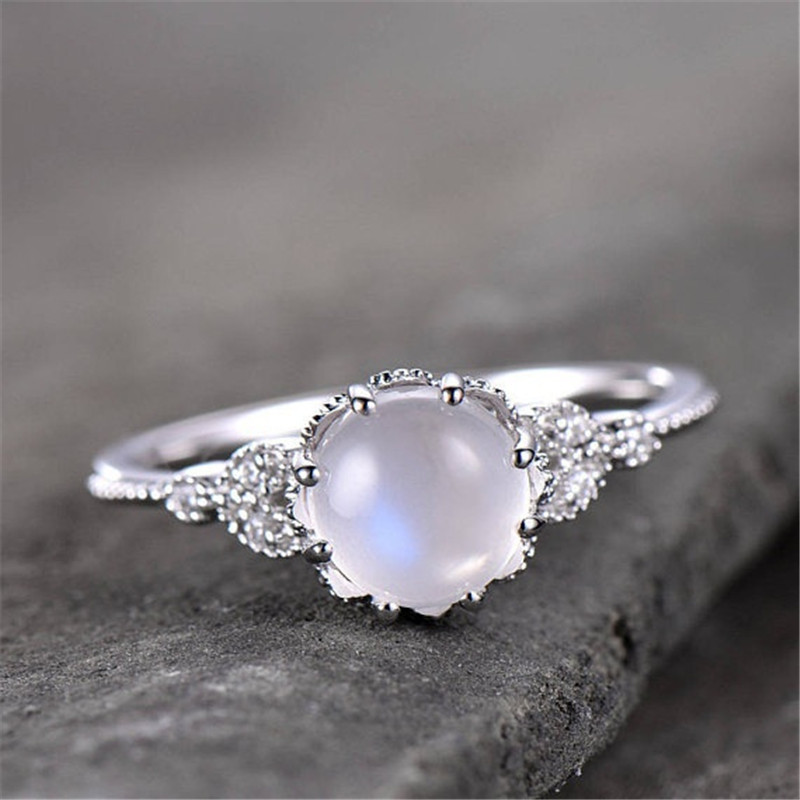 2020 Factory Direct Crystal Rhinestone Wedding Ring White