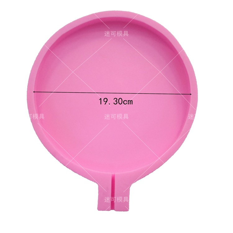 DIY fondant hecho a mano gran oblea Lollipop molde Rainbow Wave caramelo chocolate molde de silicona para hornear