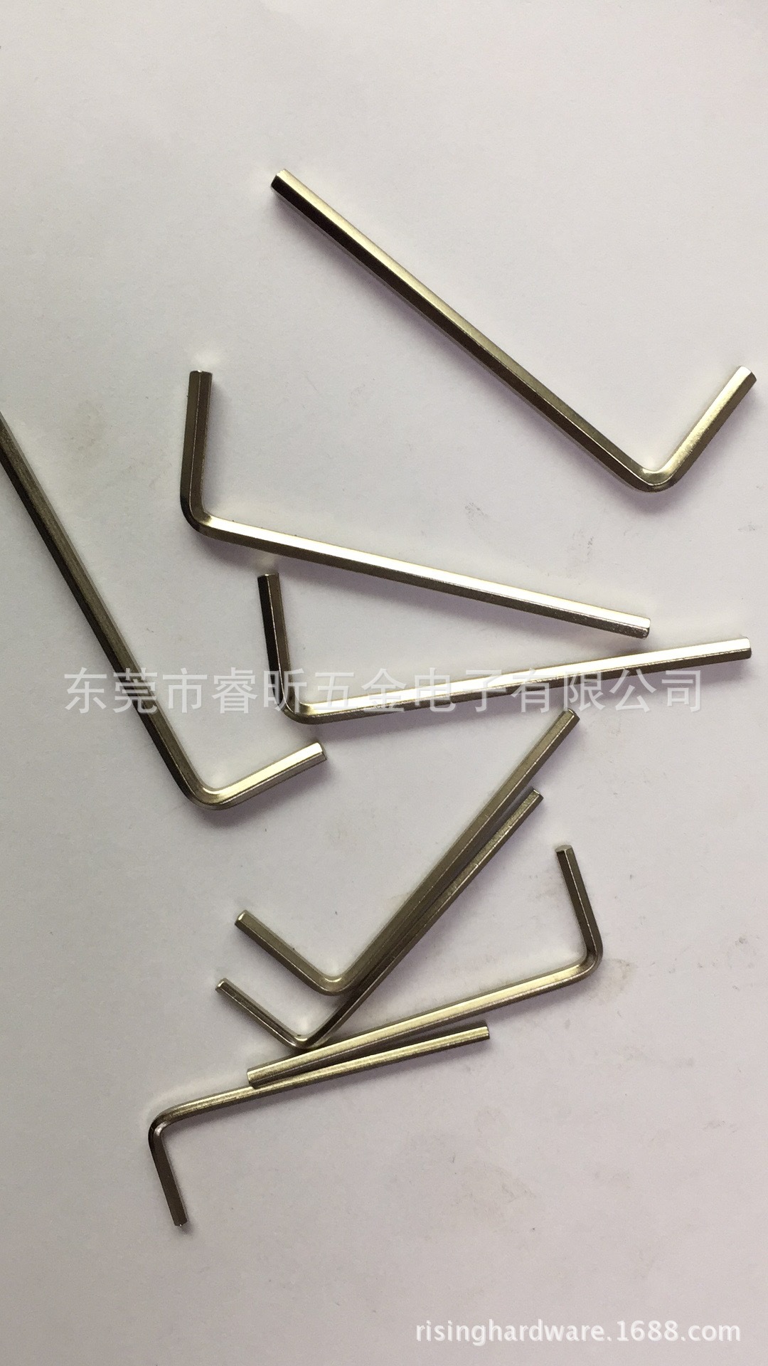 大量供应内六角扳手2.5*19*53镀镍  适用于M3杯头螺丝