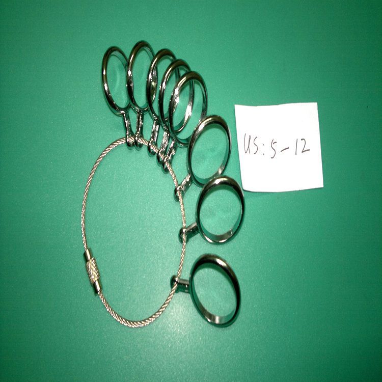 戒指测量器,手指测量器，手寸圈，美国手指测量圈：5----10号