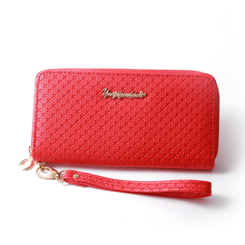 Korean-style Embossed Zipper Wallet display picture 22