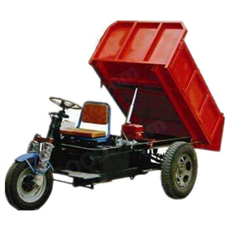 工地电动三轮车  农用载重8马力三轮车 柴油自卸运输三轮车