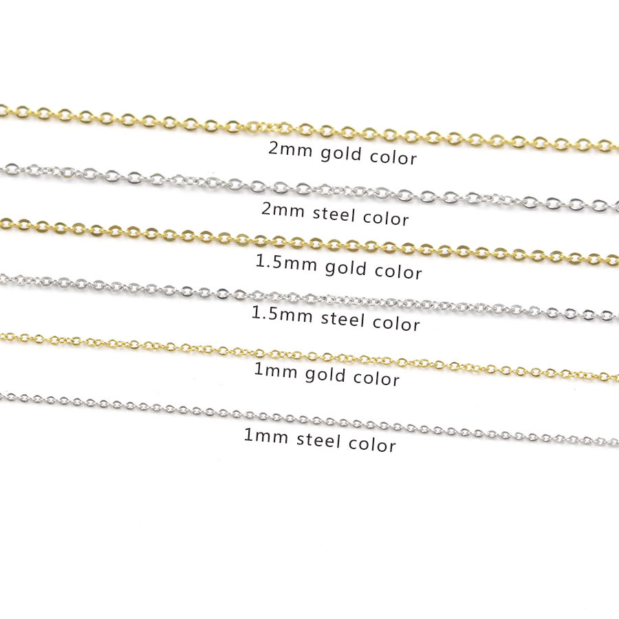 Simple Style Solid Color Titanium Steel Necklace display picture 2