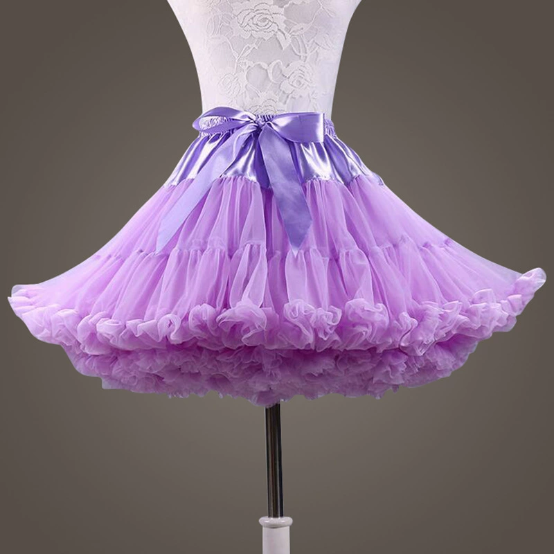 Взрослая сетчатая обычная пышная юбка TUTU, короткая юбка взрывной стиль косплей, мягкая юбка девочки, подюбье