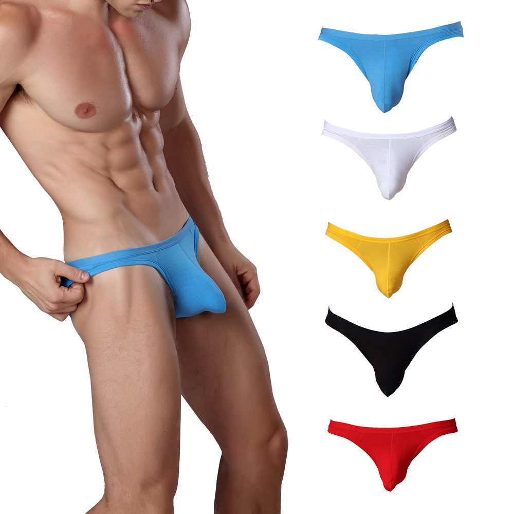 M-XXL men's low waist modal u convex elephant sex gay triangle panties cross-border supply DM8806