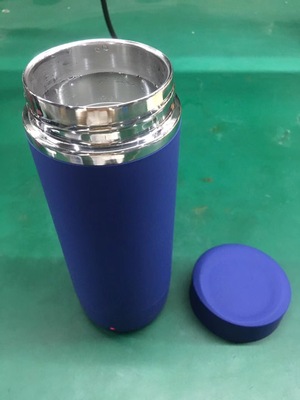 狄朗电热杯子不锈钢电热水杯小型便携旅行电热水壶迷你烧水杯加热|ms