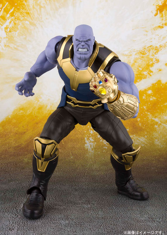 Marvel The Avengers Infinite War SHF Thanos Action Figures hand-made ... - 9289534901 324167750
