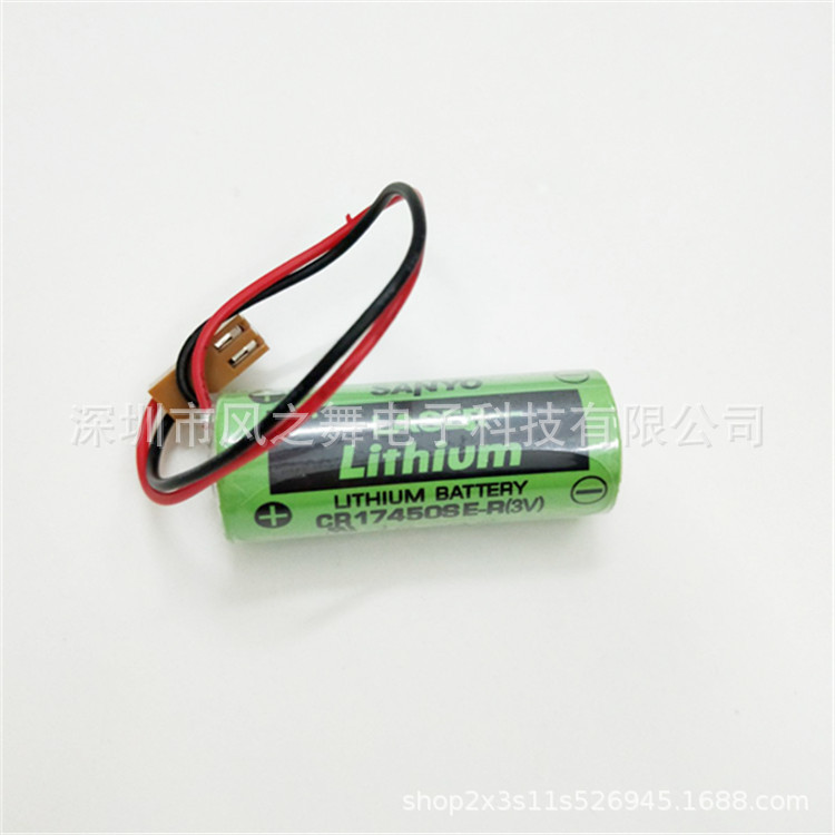 原装SANYO三洋 CR17450SE-R(3V)）带电阻仪器设备工控 PLC锂电池