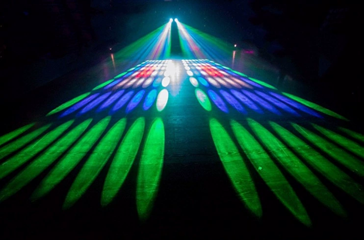 LED динамический дирижабль, мигающие огни, настольная лампа с лазером