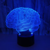 Brain Colorful 3D Visual Light LED Color Light 3D Touch Light Creative Color Charming Desktop Night Light