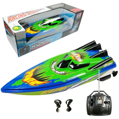 Cross-border export remote control boat high-speed speedboat without charging palace remote control toy boat dropshipping