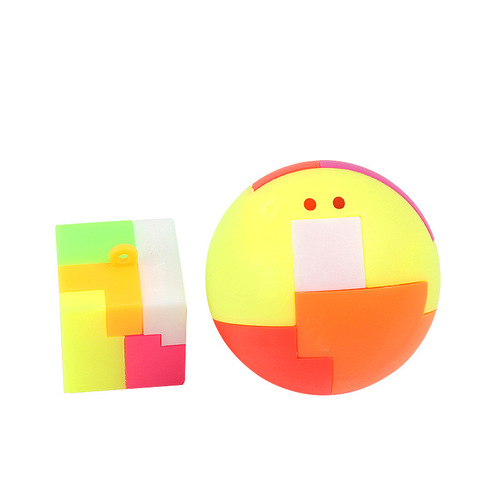 Kong Mingsuo plastic puzzle adult decompression unlock children's intelligence student disassembly toys student gift building blocks