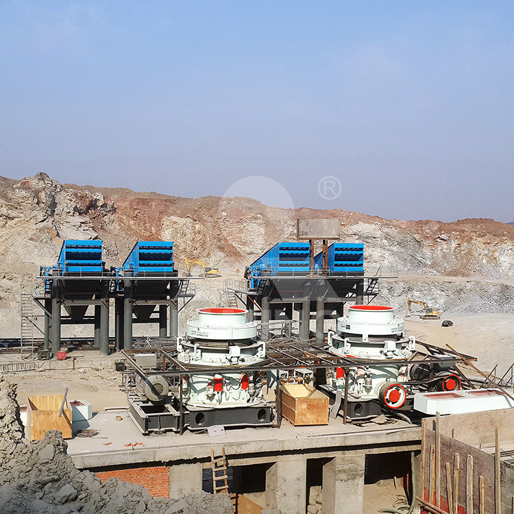 石料破碎机生产线型号 石料生产线图片 上海黎明矿山破碎机械厂