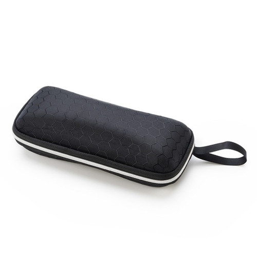 Glasses case EVA zipper case Black honeycomb pattern sunglasses case Pressure-resistant multi-color square glasses case wholesale