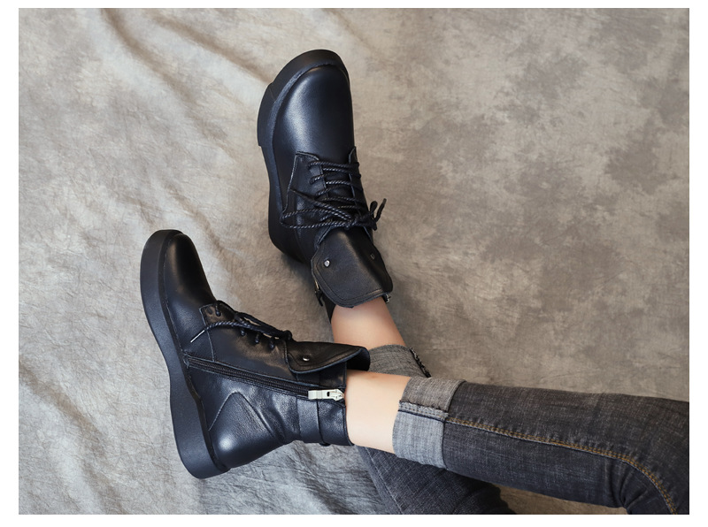 Bottes femme en En cuir - Ref 3355407 Image 10