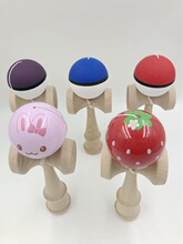 木制玩具球 kendama 儿童卡通剑球 技巧球 剑玉 优质木材 外贸