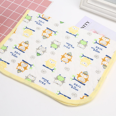 宝宝生态棉隔水可洗隔尿垫 新生儿隔尿透气垫 婴儿用品大码床垫|ru