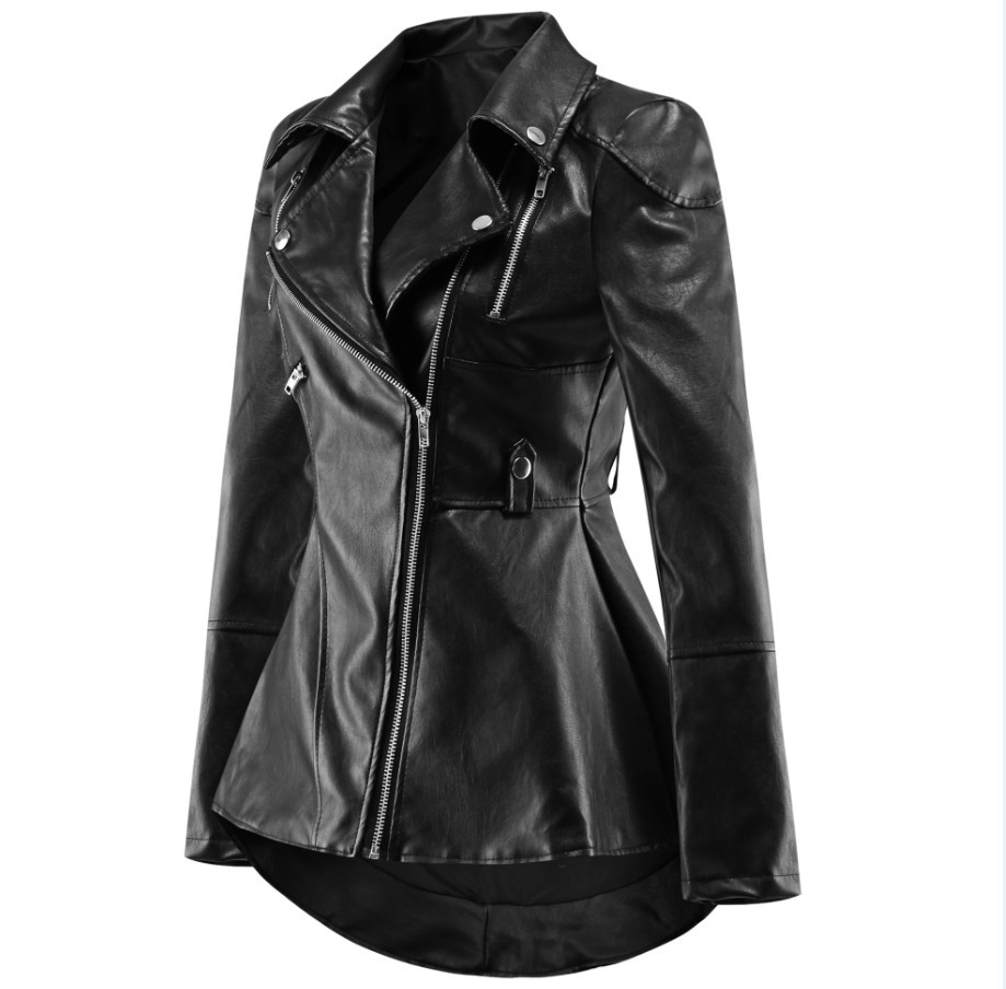 Veste en cuir femme en PU - Ref 3447482 Image 3