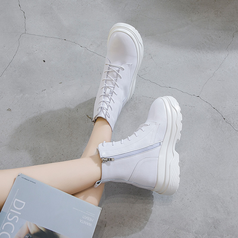 Bottes femme en En cuir - Ref 3355155 Image 4