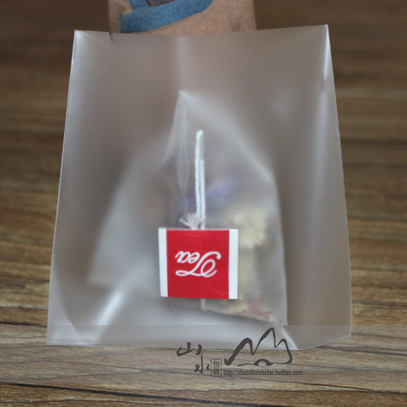Flat Pocket Triangular 3D Packaging Baking Flower Tea Fruit Tea Food Plastic Bags 100 Tea Bags Small Tea Leaf Packaging