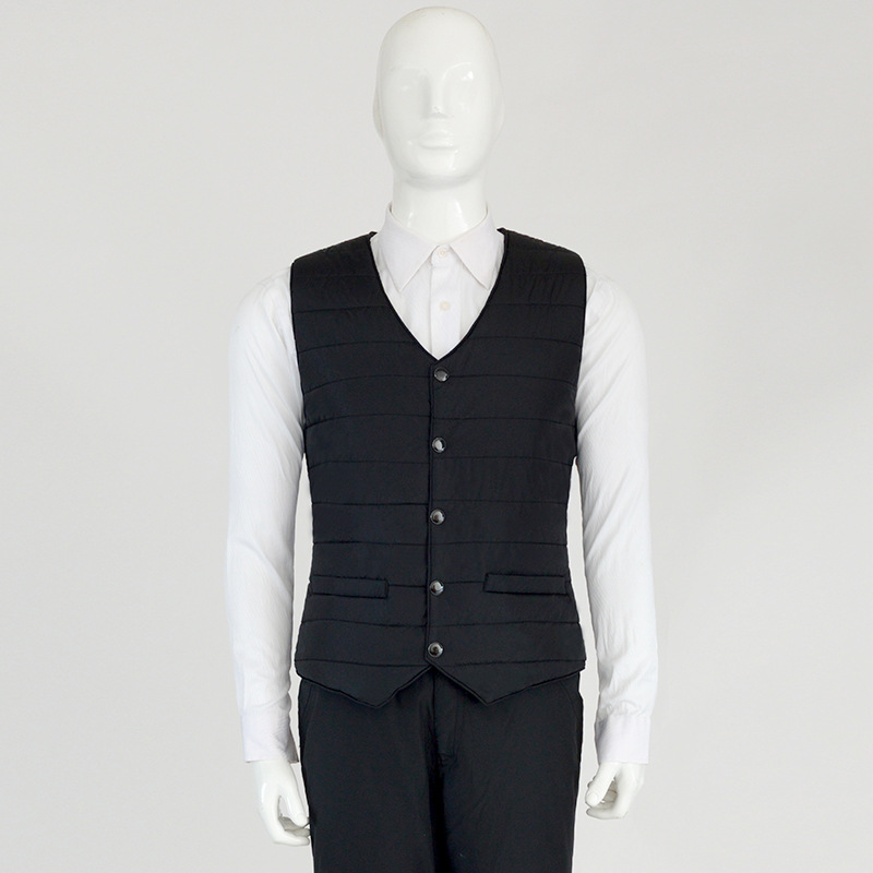 秋冬季中老年羽绒棉马甲男短款加肥加大贴身内穿马夹坎肩背心批发|ms