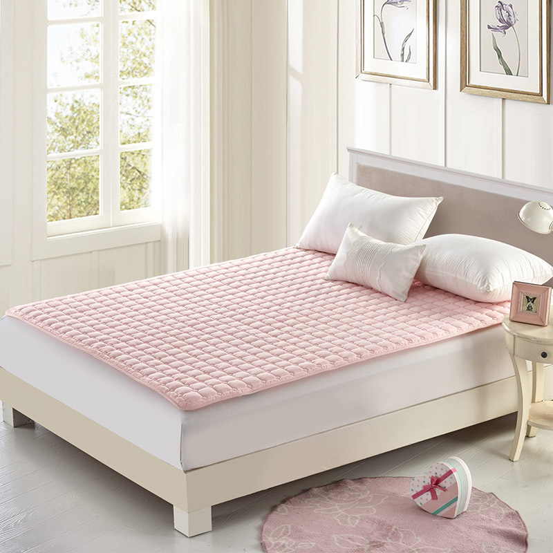 纯色床褥1.8米床席梦思保护垫防滑薄褥子 榻榻米学生床垫厂家批发