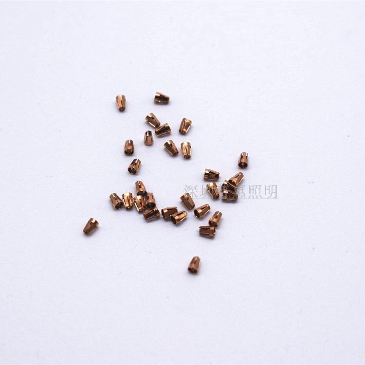 Tantalum Bronze Claw Spring Jack Adapts to Phi0.8 Φ1.0φ1.5 Φ2.0 Claw Spring Electric Connector Special Can Be Customized