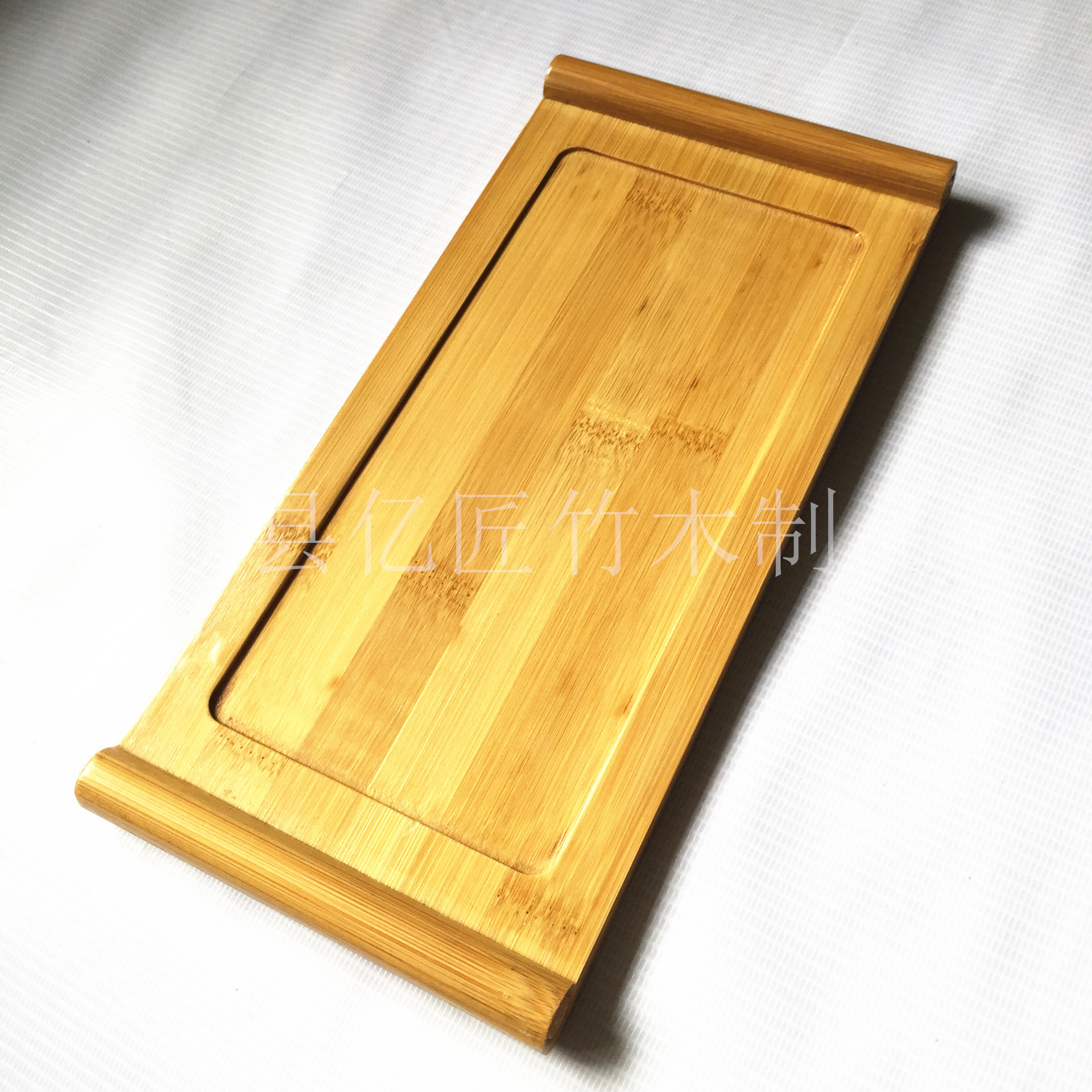 批发竹制小托盘 茶道杯托全竹制作功夫竹茶具低价
