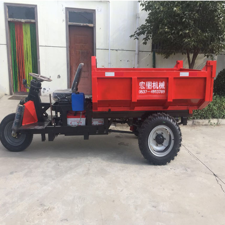 建筑矿用载重柴油三轮车 工地翻斗拉货运输三轮车 价格低廉品质好