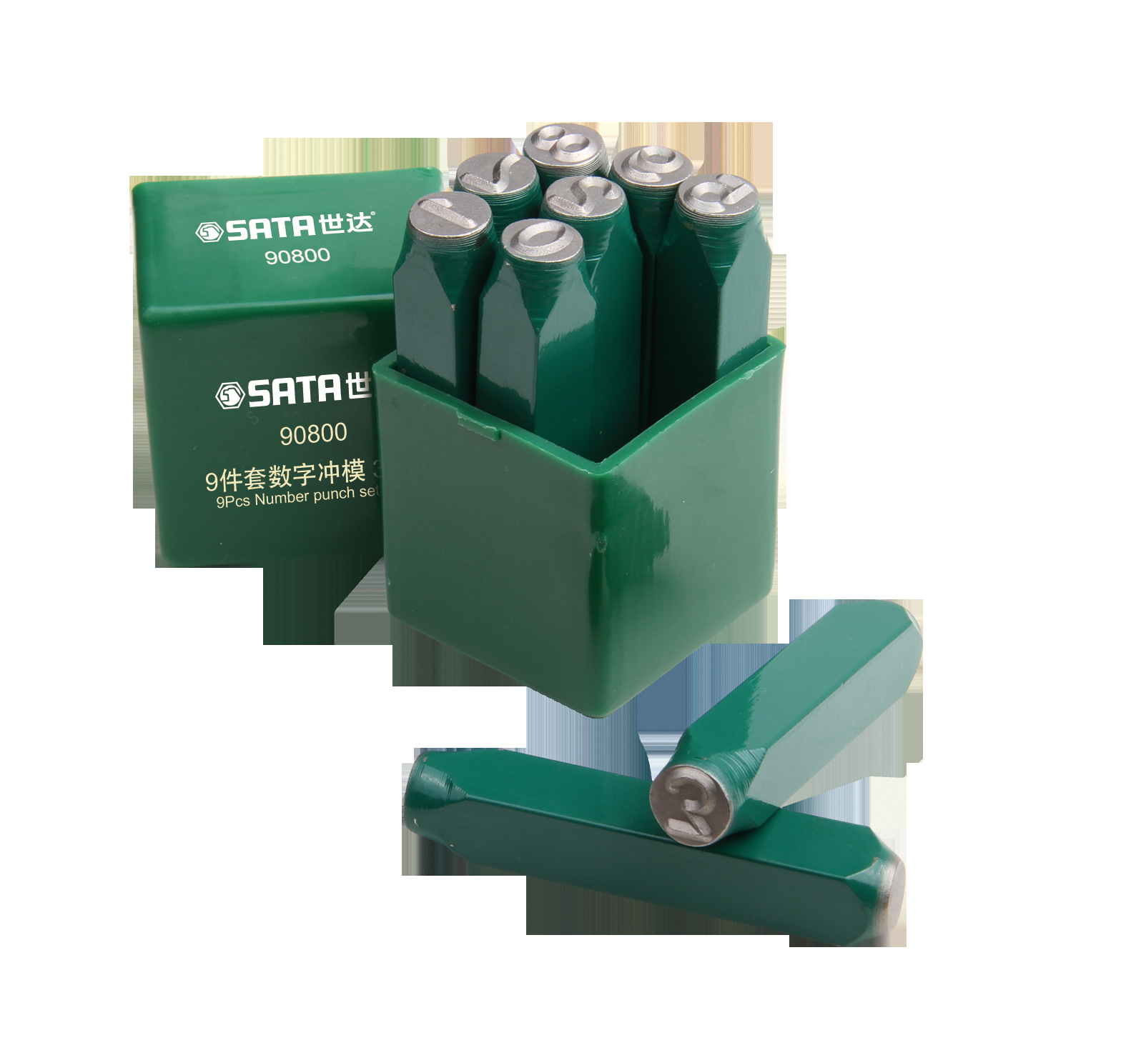 90800 数字冲模,9件套/3mm/世达