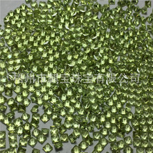 天然綠色橄欖石正方形1.5*1.5 2*2 2.5*2.5 機器切工首飾 配石