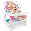 Children's baby rocker, highchair for feeding, three in one, vibration