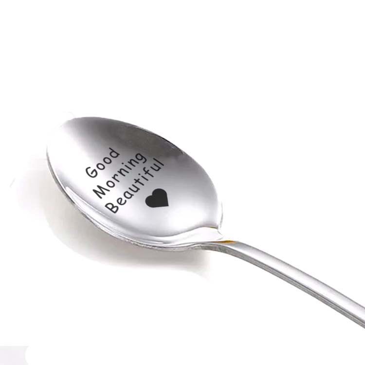 Letter Pattern Fashion Letter Stainless Steel Tableware 1 Piece